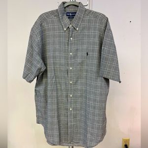 Ralph Lauren Polo short sleeve button down men’s shirt.